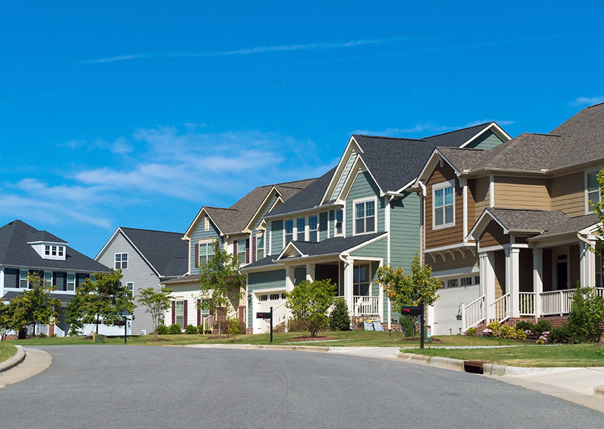 an upscale neighborhood